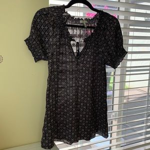 Joie short sleeve silk shirt